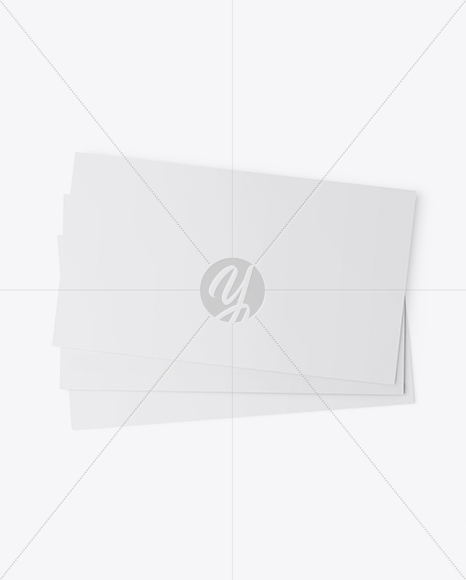 Three Business Cards Mockup