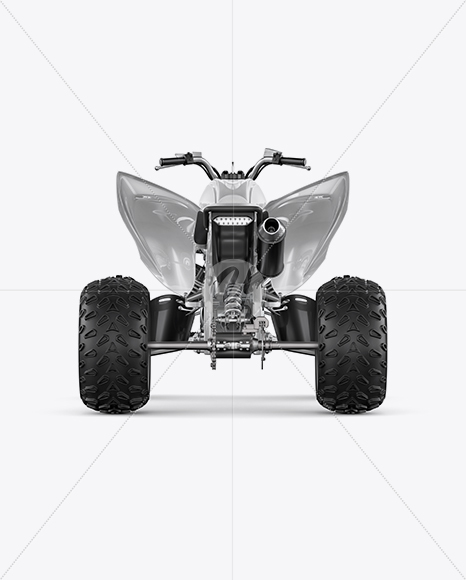 Quad Bike Mockup - Back View