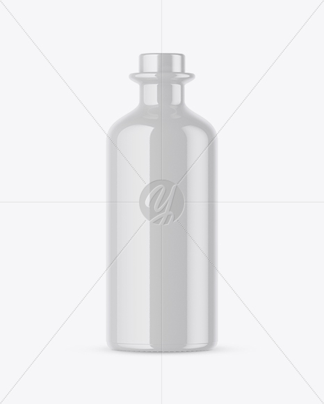 Glossy Bottle Mockup