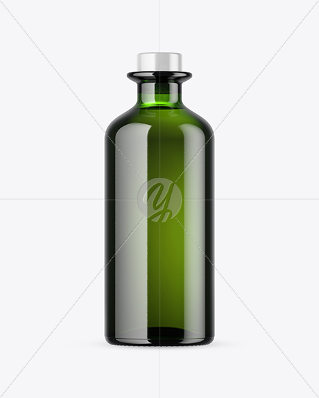 Green Bottle Mockup