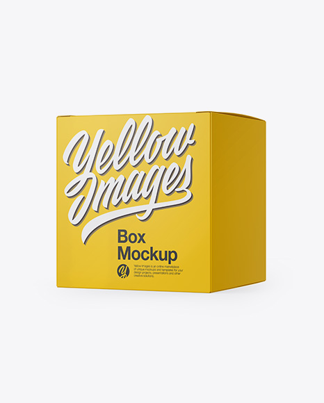 Glossy Box Mockup