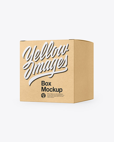 Kraft Box Mockup