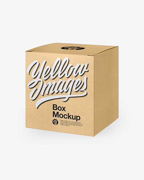 Kraft Box Mockup