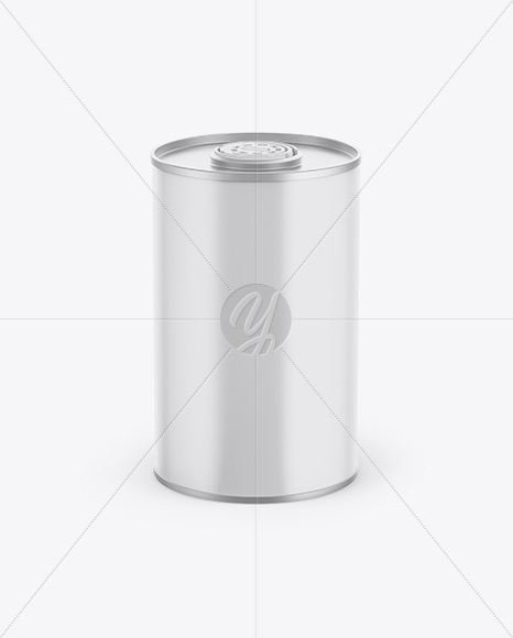 Matte Tin Can Mockup