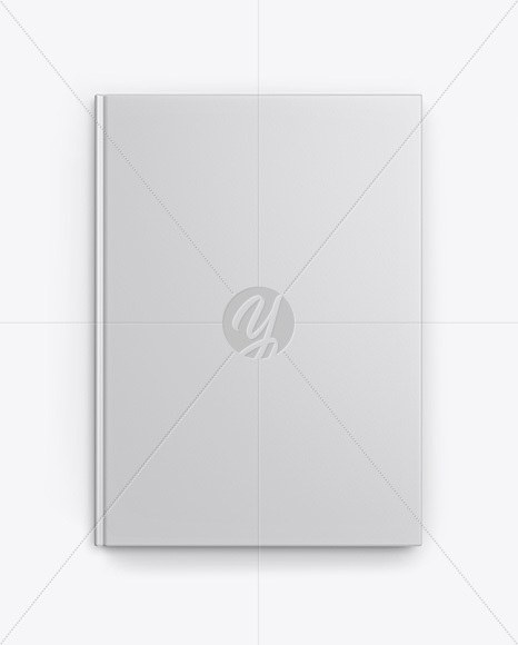 Hardcover Book w/ Textured Cover Mockup