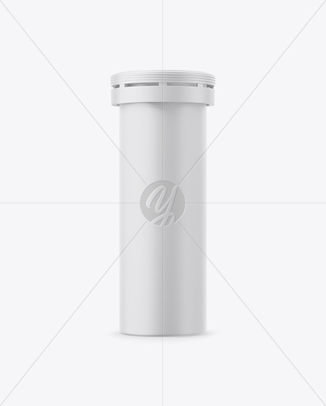 Matte Tablet Tube Mockup