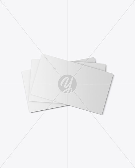 Three Business Cards Mockup