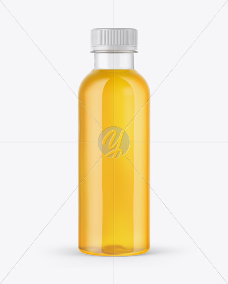 Plastic Bottle in Shrink Sleeve Mockup