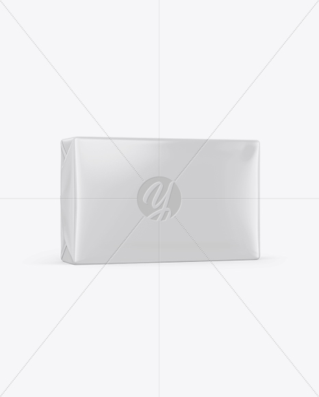 Glossy Butter Block Mockup