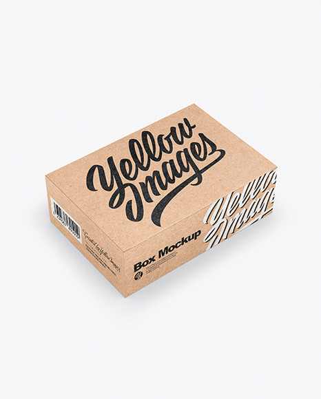 Kraft Box Mockup