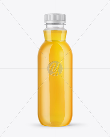 Plastic Bottle in Shrink Sleeve Mockup