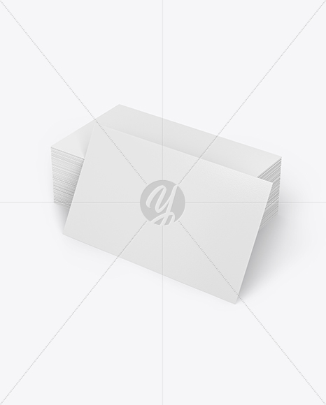 Stack of Business Cards Mockup