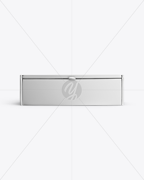 Metallized Paper Box Mockup Metallized Paper Box Mockup