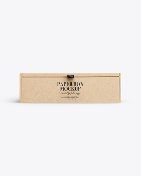 Kraft Paper Box Mockup