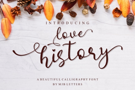 Love History Font - Moment