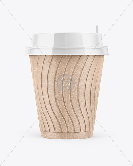 Kraft Coffee Cup Mockup