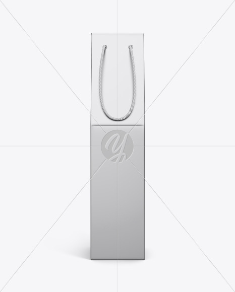 Metallic Wine Bag Mockup