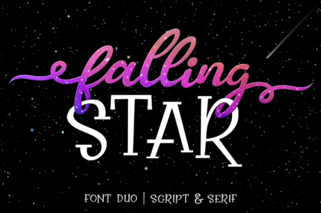 Falling Star Duo - Signaturefont