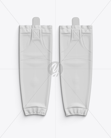 Hockey Socks Mockup - Top View