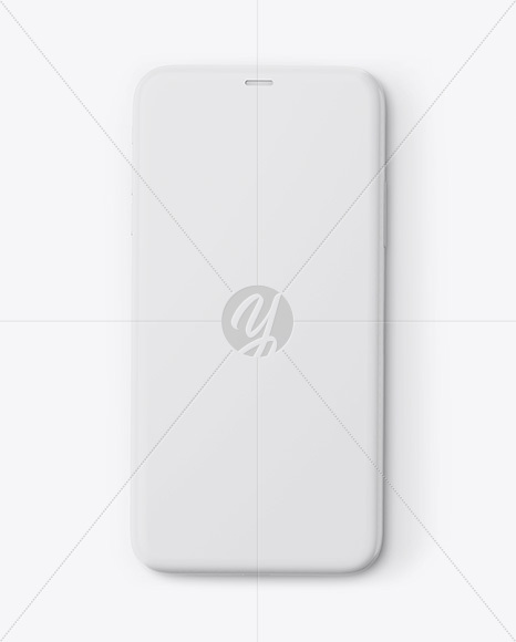 Clay Apple iPhone X Mockup