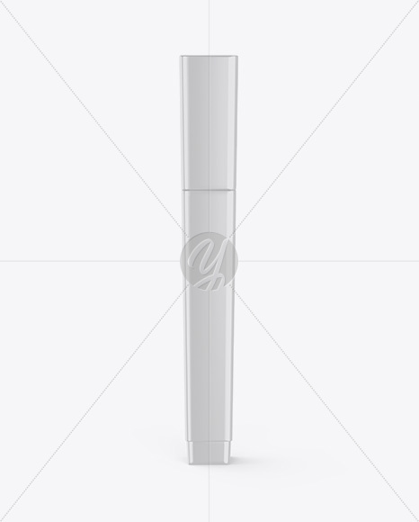 Glossy Mascara Tube Mockup