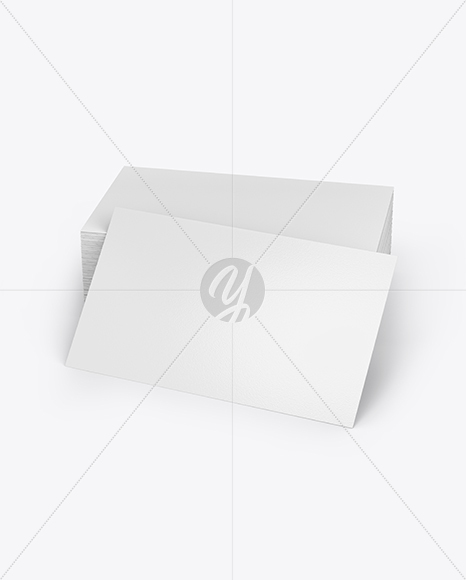 Stack of Business Cards Mockup