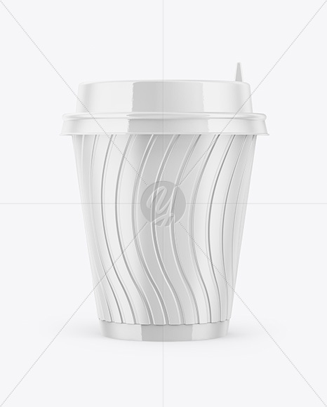 Glossy Coffee Cup Mockup