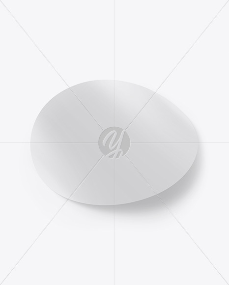 Round Sticker Mockup