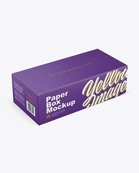 Paper Box Mockup - Medicine box mockup