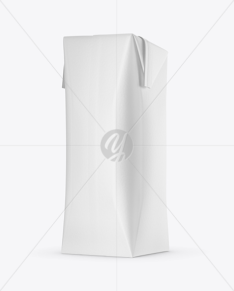 250ml Matte Juice Carton Package Mockup