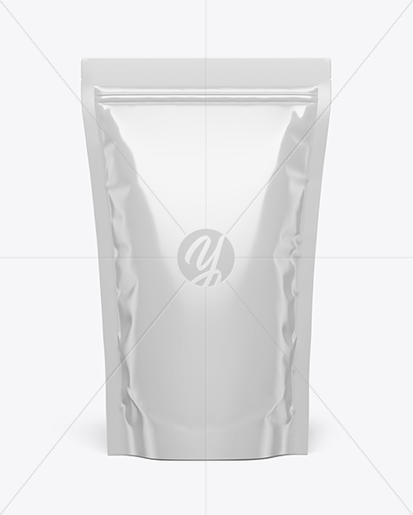 Glossy Stand-Up Pouch Mockup