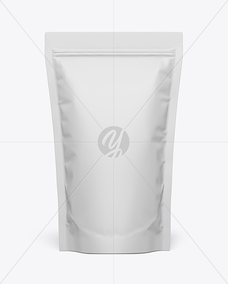 Matte Stand-Up Pouch Mockup