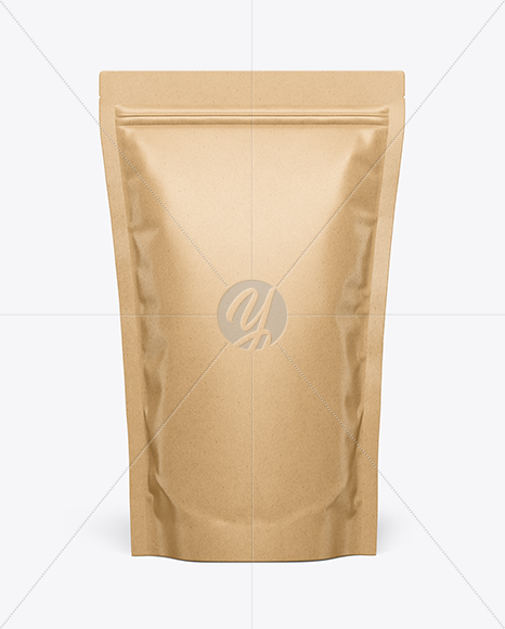 Kraft Stand-Up Pouch Mockup