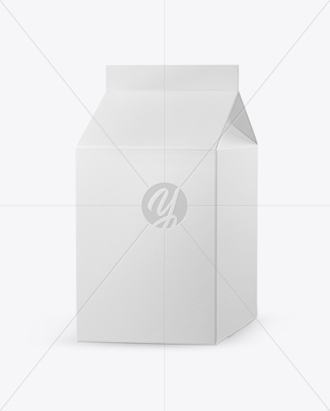 Cartoon Package Mockup - Half Side View