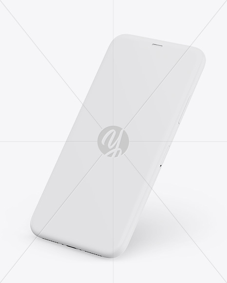 Clay Apple iPhone X Mockup