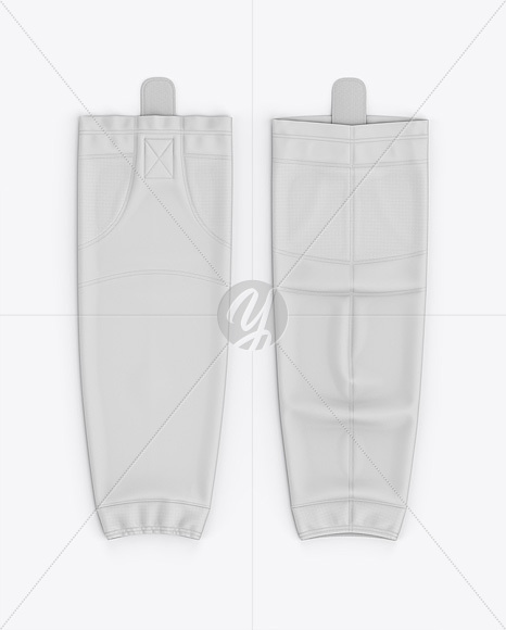 Hockey Socks Mockup - Top View