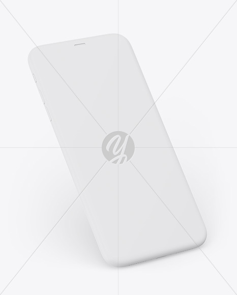 Clay Apple iPhone X Mockup