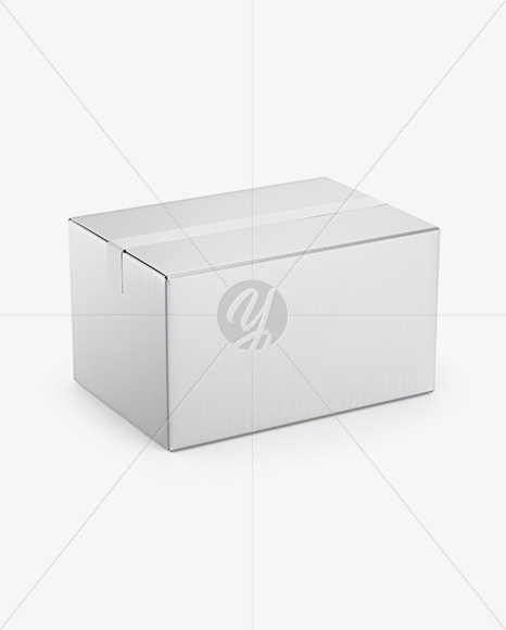 Metallized Paper Box Mockup