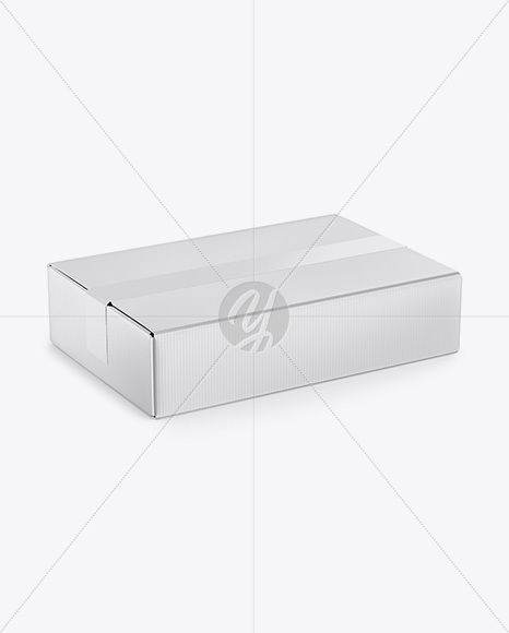 Metallized Paper Box Mockup