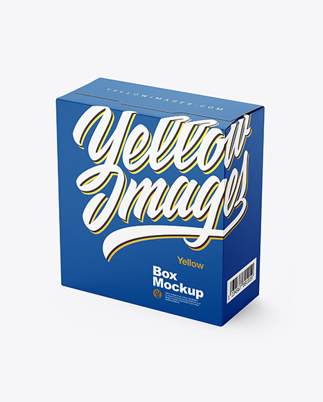 Paper Box Mockup - Software box mockup