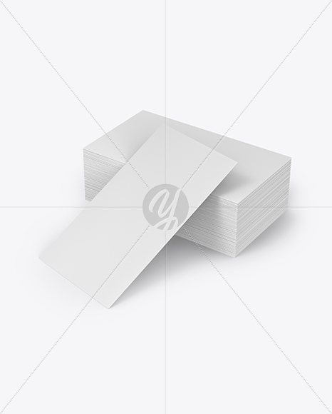 Stack of Business Cards Mockup