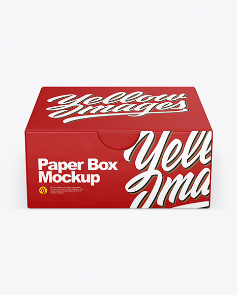 Paper Box Mockup