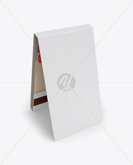 Carton Matchbook Mockup - High Angle View - Free Download Images High