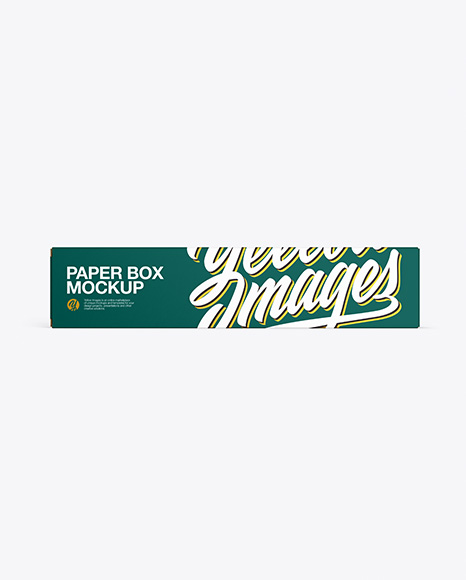 Paper Box Mockup - Software box mockup