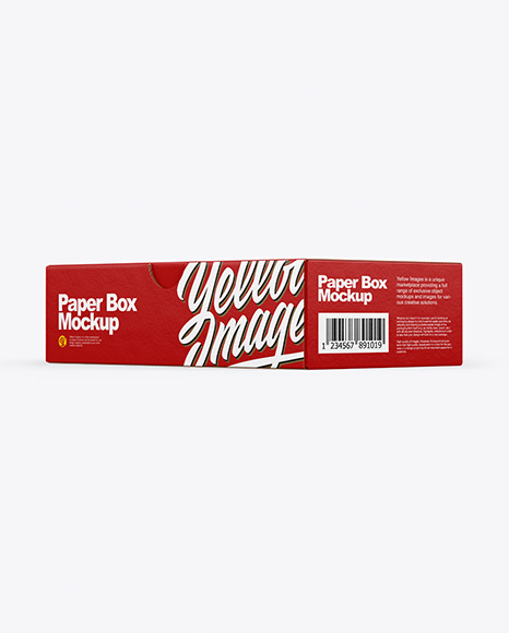 Paper Box Mockup - Software box mockup