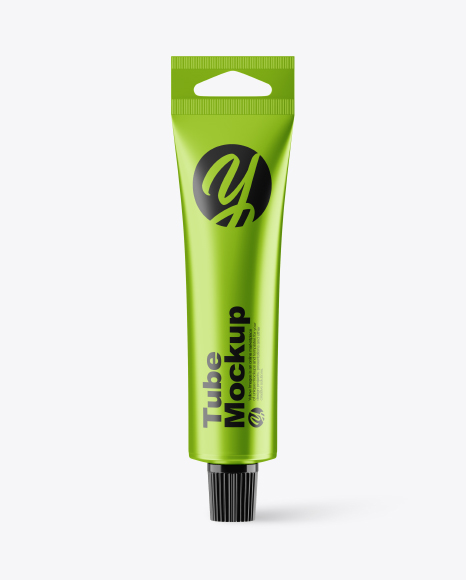 Metallic Tube Mockup