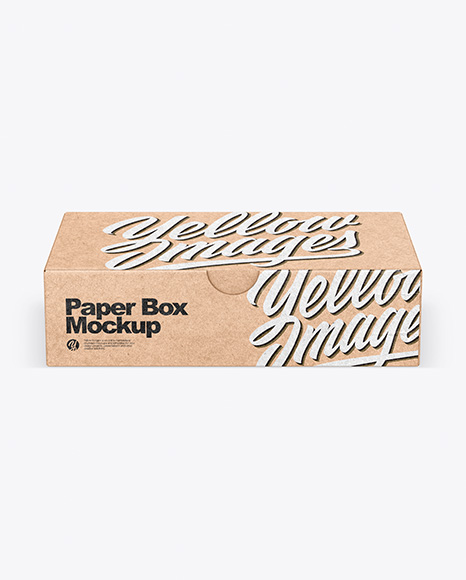 Kraft Box Mockup