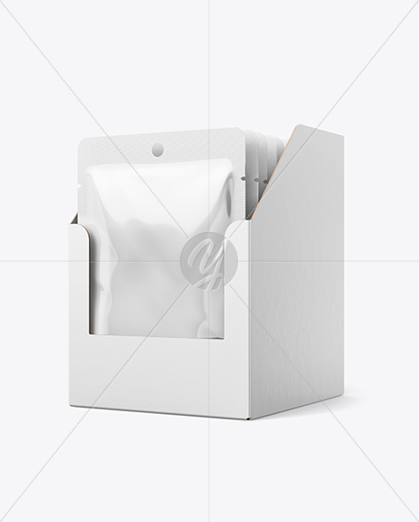 Box w/ Pouches Mockup