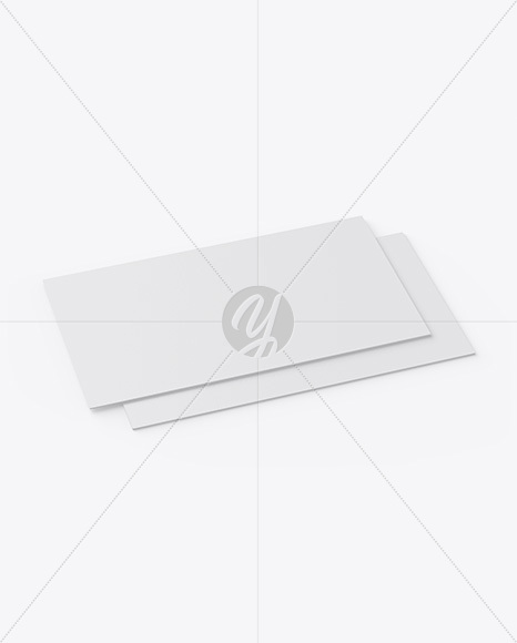 Two Textured Business Cards Mockup