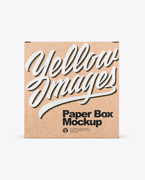 Kraft Box Mockup